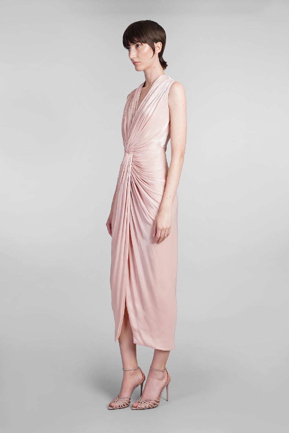 Deliberti Costarellos Abito franca in poliestere rosa cod. 401965 - Deliberti The Luxury Shopping Vendite Flash