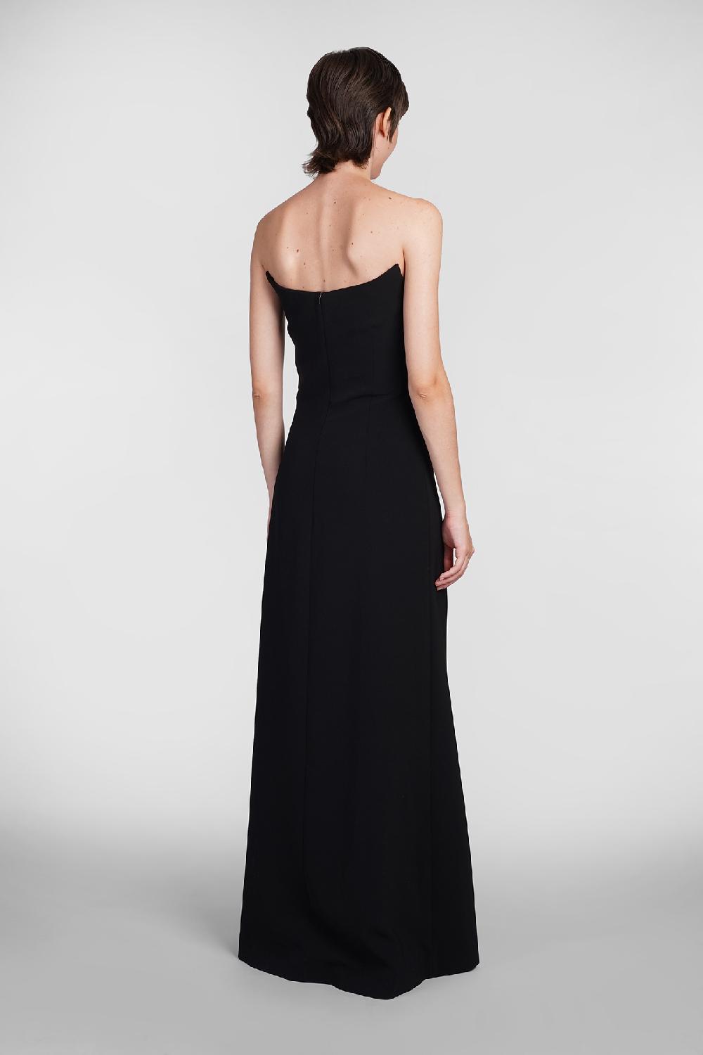 Deliberti Costarellos Abito fara in poliestere nero cod. 406738 - Deliberti The Luxury Shopping Black Friday