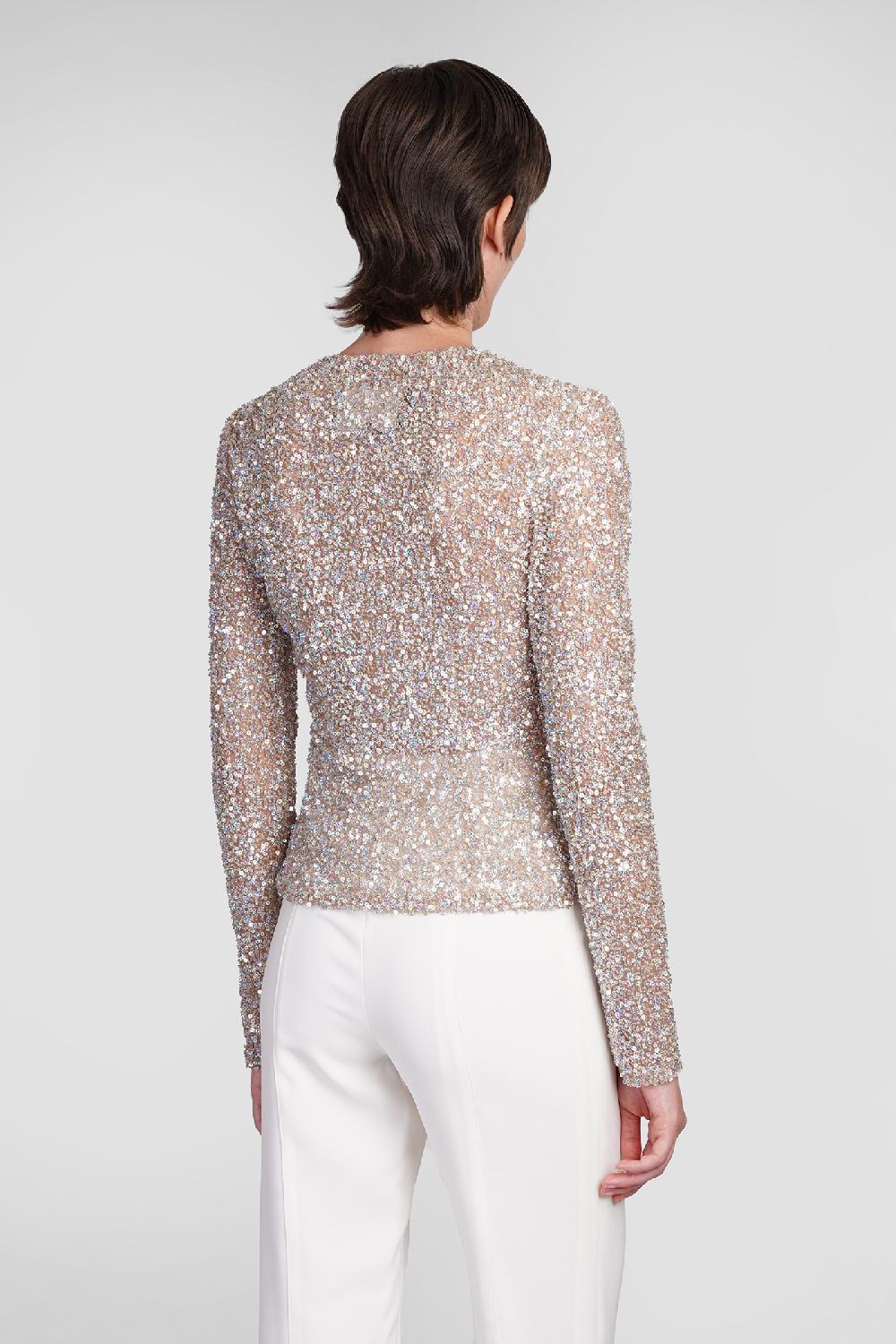 Deliberti Costarellos Topwear noa in poliestere oro cod. 406741 - Deliberti The Luxury Shopping Offerta Pasqua