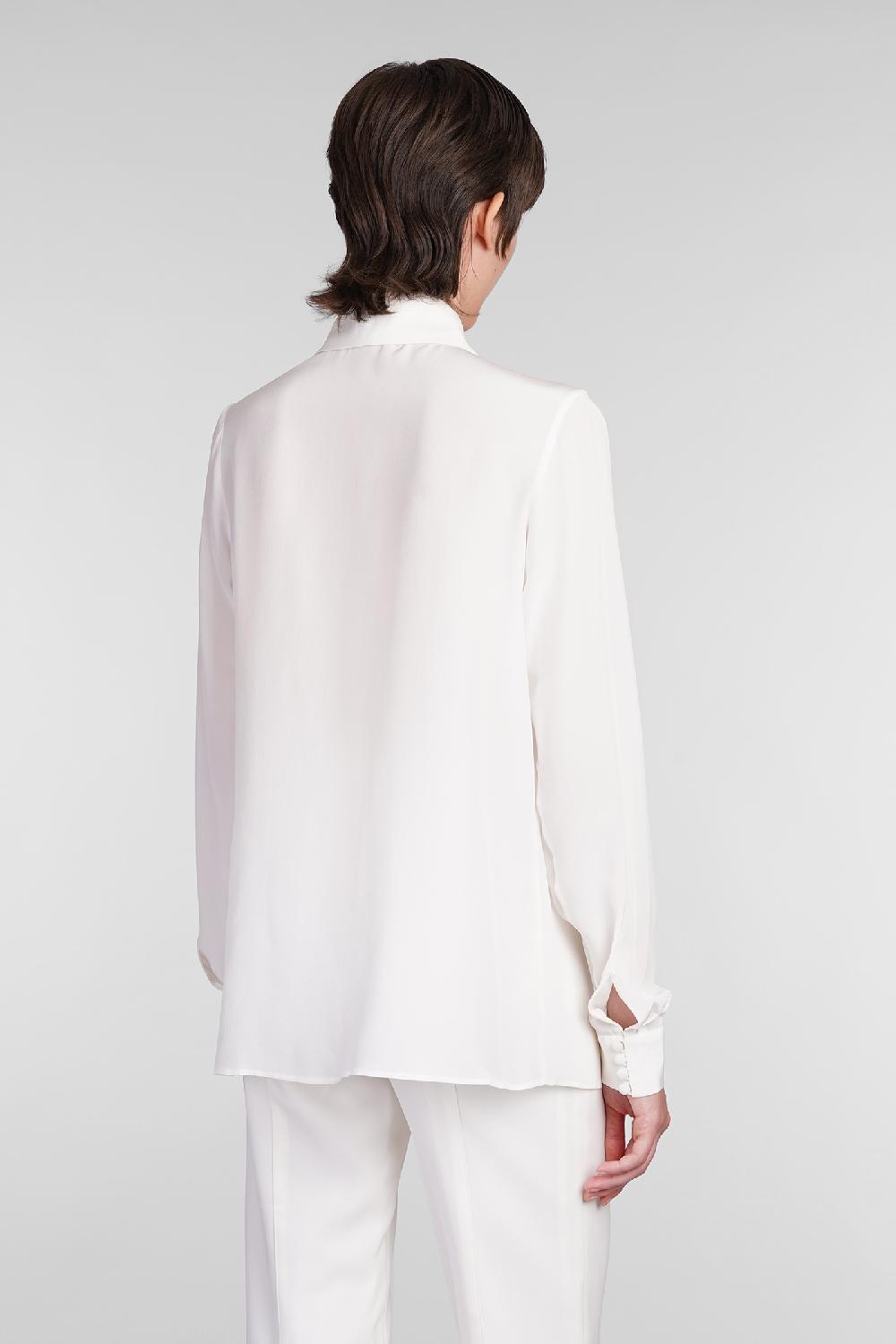 Deliberti Costarellos Camicia keltie in seta beige cod. 406742 - Deliberti The Luxury Shopping Offerta Giorno del Papà