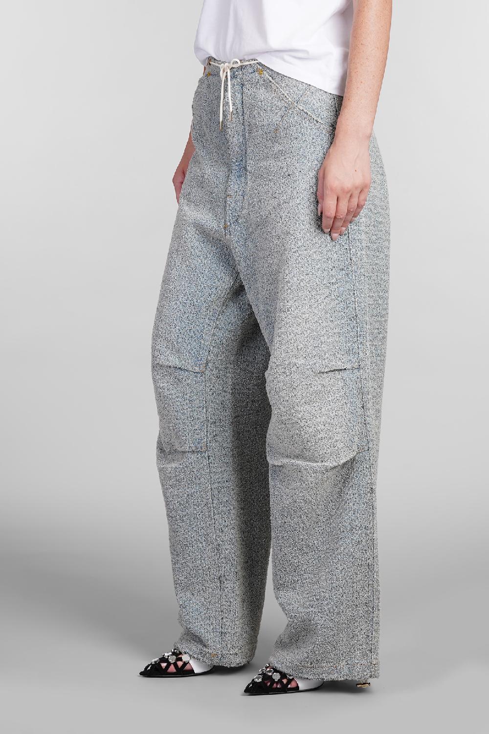Deliberti DarkPark Jeans daisy in cotone celeste cod. 404816 - Deliberti The Luxury Shopping Offerta San Valentino