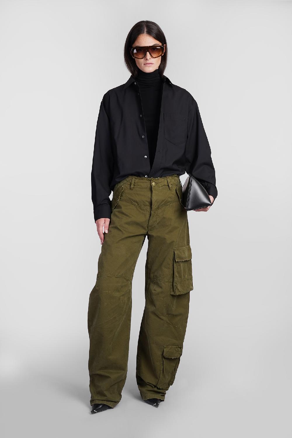 Deliberti DarkPark Jeans rosalind in cotone verde cod. 404818 - Deliberti The Luxury Shopping Smaltimento dello stoccaggio