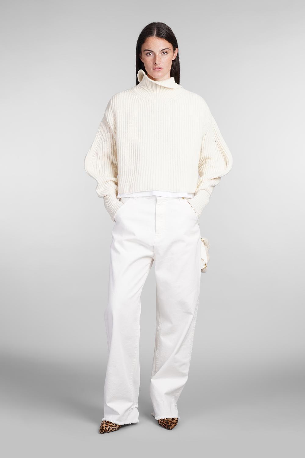 Deliberti DarkPark Jeans lisa in cotone bianco cod. 404821 - Deliberti The Luxury Shopping Latest fashion