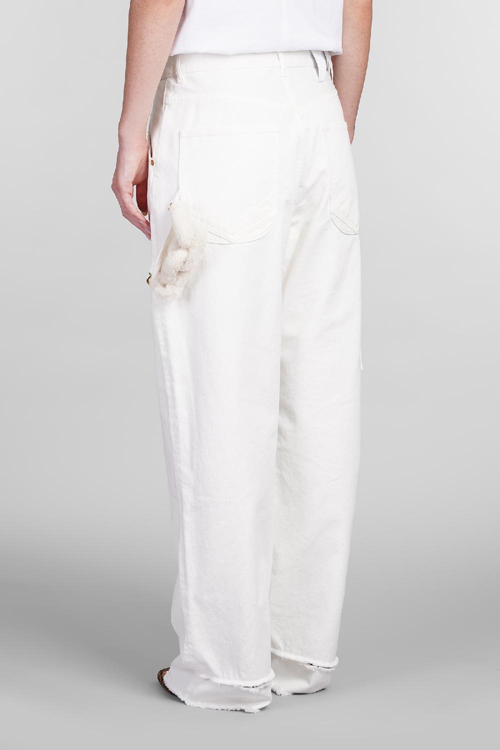 Deliberti DarkPark Jeans lisa in cotone bianco cod. 404821 - Deliberti The Luxury Shopping Latest fashion