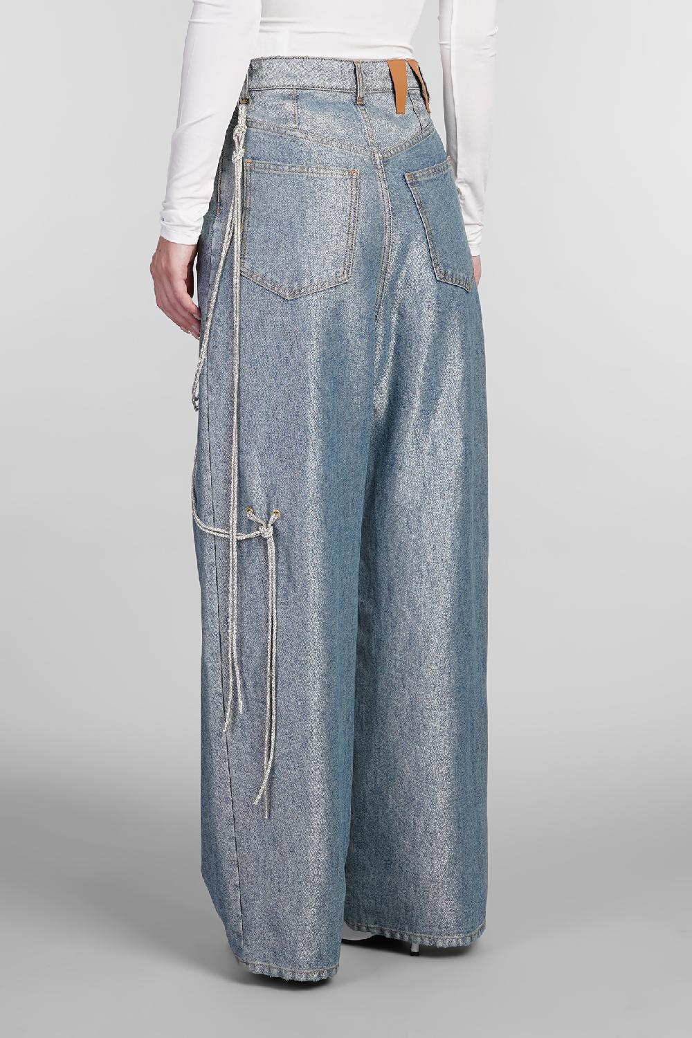 Deliberti DarkPark Jeans jax in cotone blu cod. 404822 - Deliberti The Luxury Shopping Online Outlet