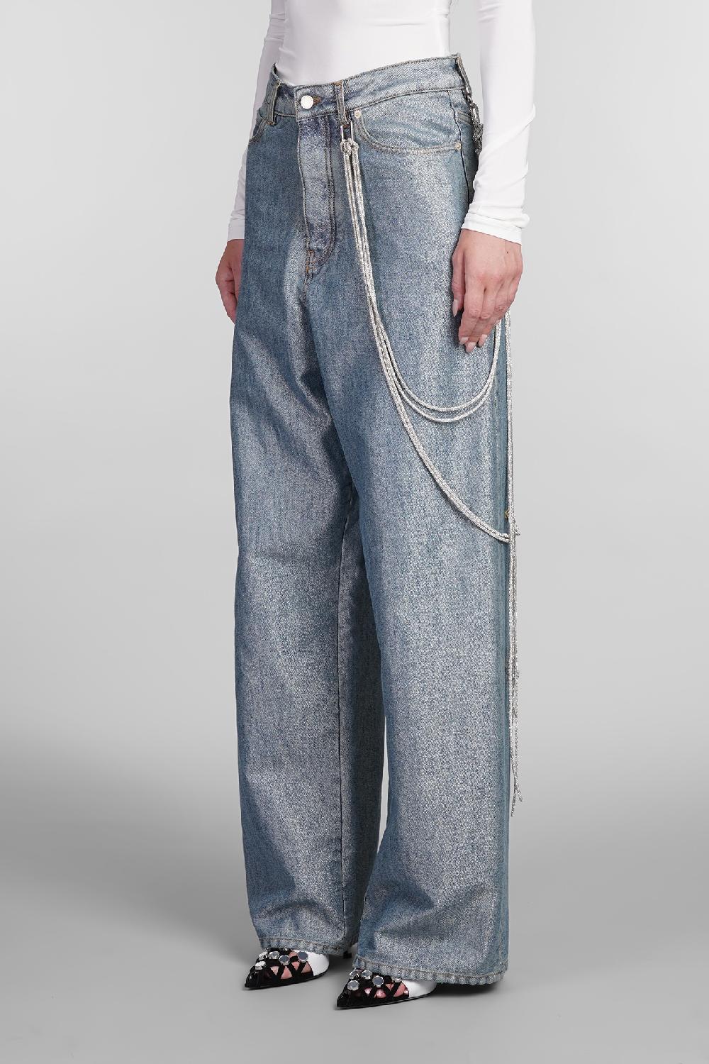 Deliberti DarkPark Jeans jax in cotone blu cod. 404822 - Deliberti The Luxury Shopping Online Outlet