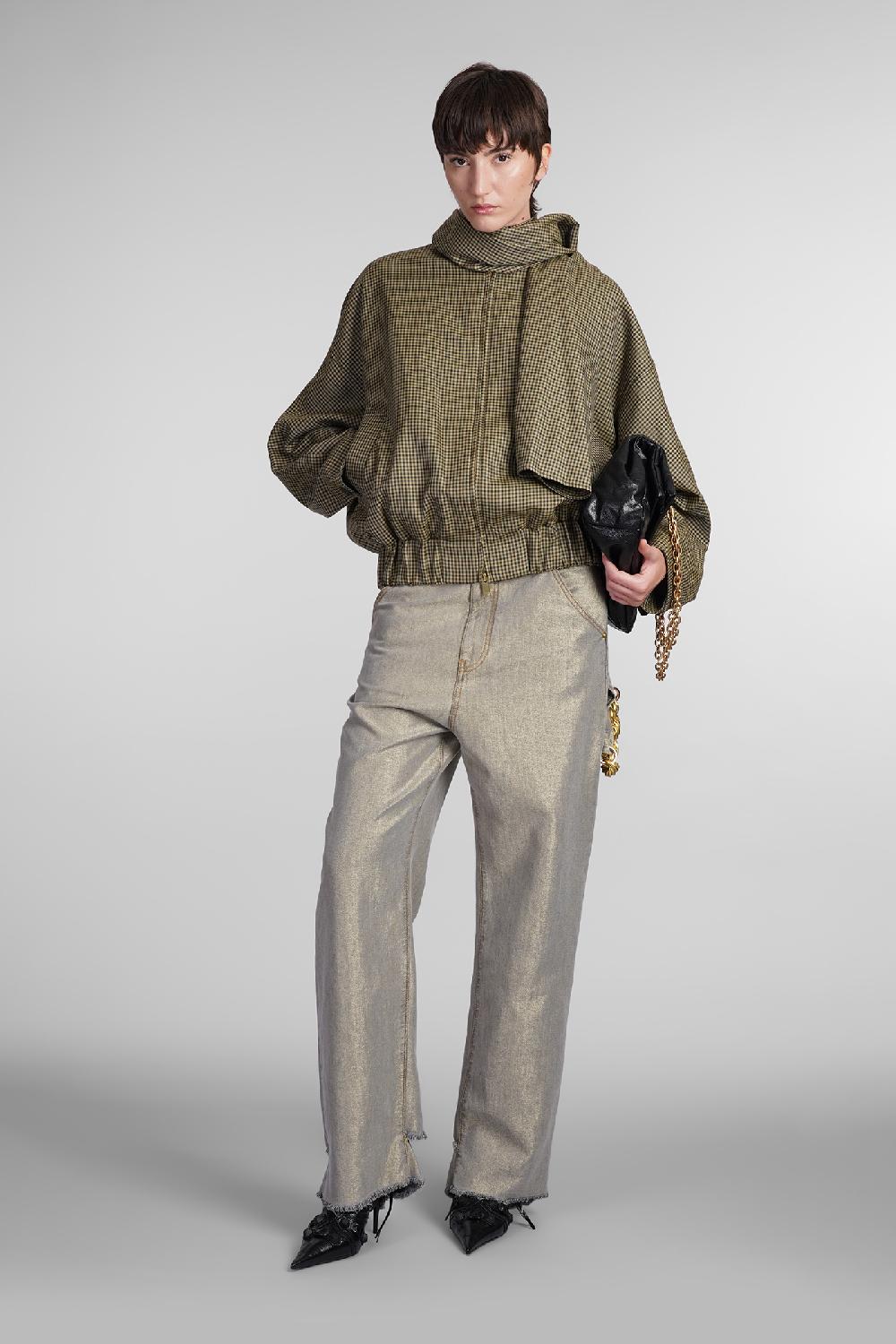 Deliberti DarkPark Bomber lee in lana verde cod. 408995 - Deliberti The Luxury Shopping Offerte esclusive
