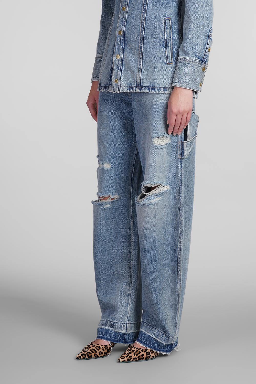 Deliberti DarkPark Jeans audrey in denim blu cod. 408997 - Deliberti The Luxury Shopping Grandi sconti