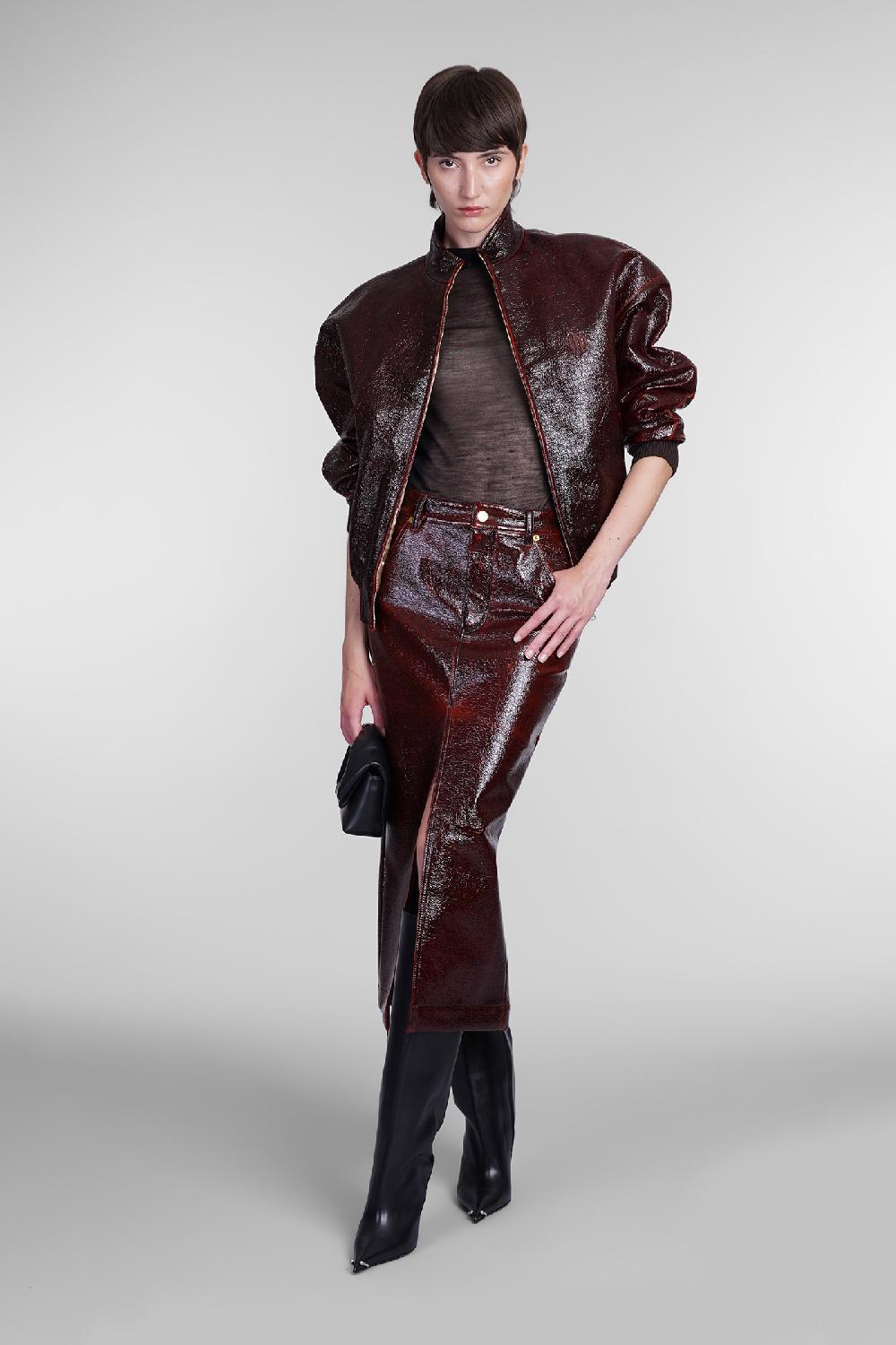 Deliberti DarkPark Bomber ace in lana bordeaux cod. 406170 - Deliberti The Luxury Shopping Offerte giornaliere