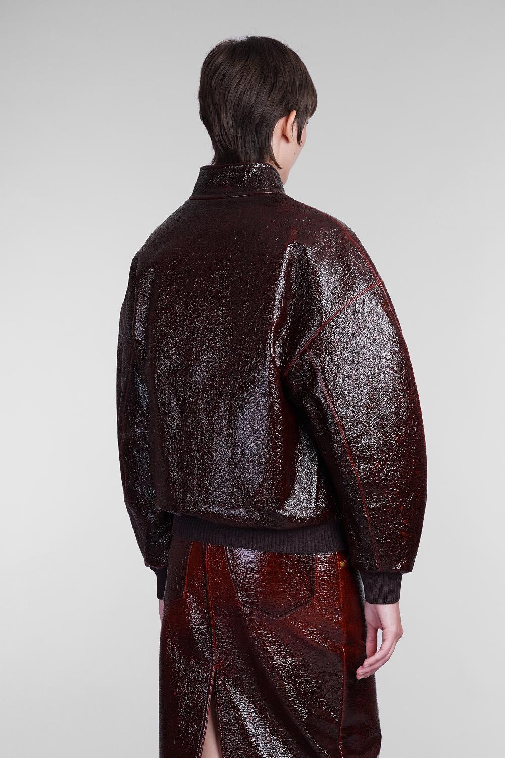 Deliberti DarkPark Bomber ace in lana bordeaux cod. 406170 - Deliberti The Luxury Shopping Offerte giornaliere