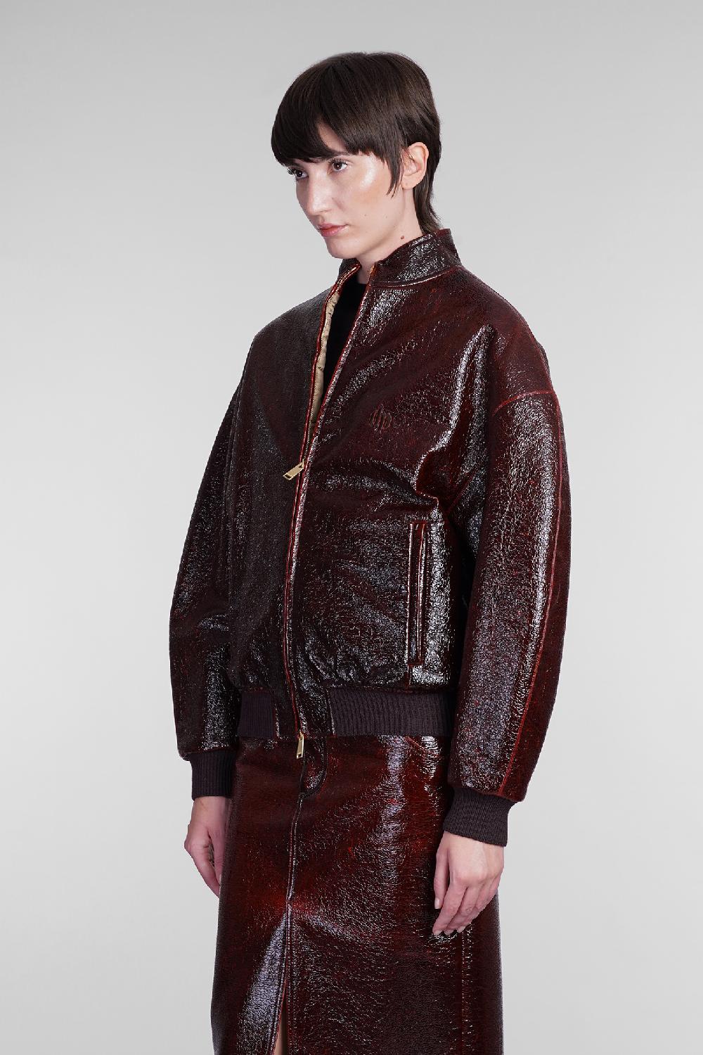 Deliberti DarkPark Bomber ace in lana bordeaux cod. 406170 - Deliberti The Luxury Shopping Offerte giornaliere
