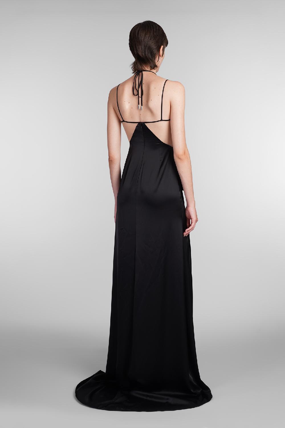 Deliberti David Koma Abito in triacetato nero cod. 405088 - Deliberti The Luxury Shopping Super Saving Price