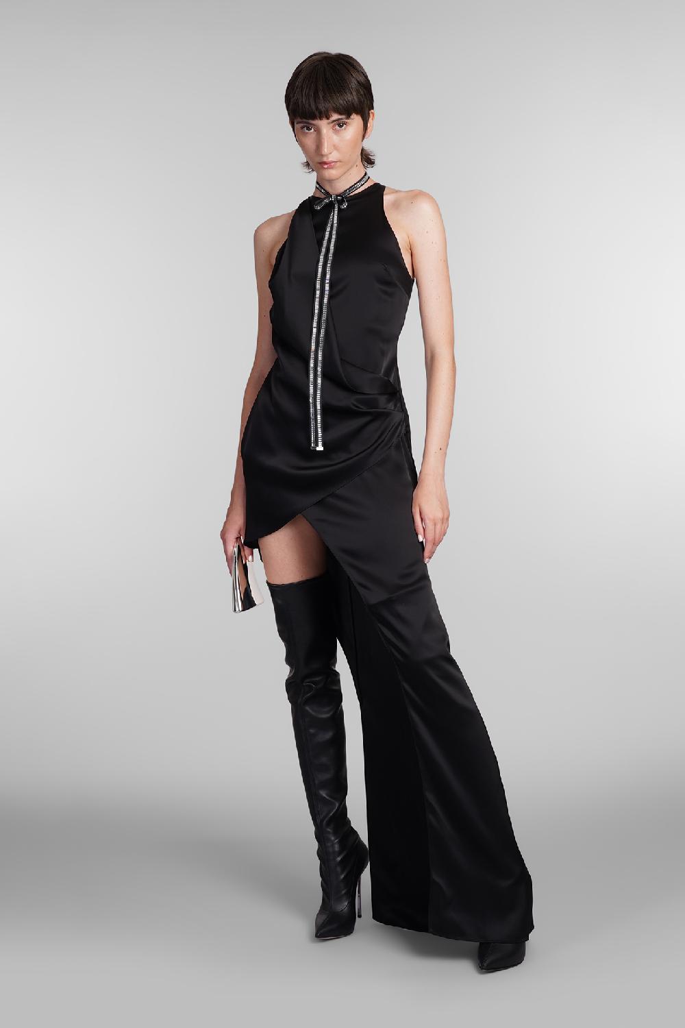 Deliberti David Koma Abito in triacetato nero cod. 405089 - Deliberti The Luxury Shopping Offerta settimanale