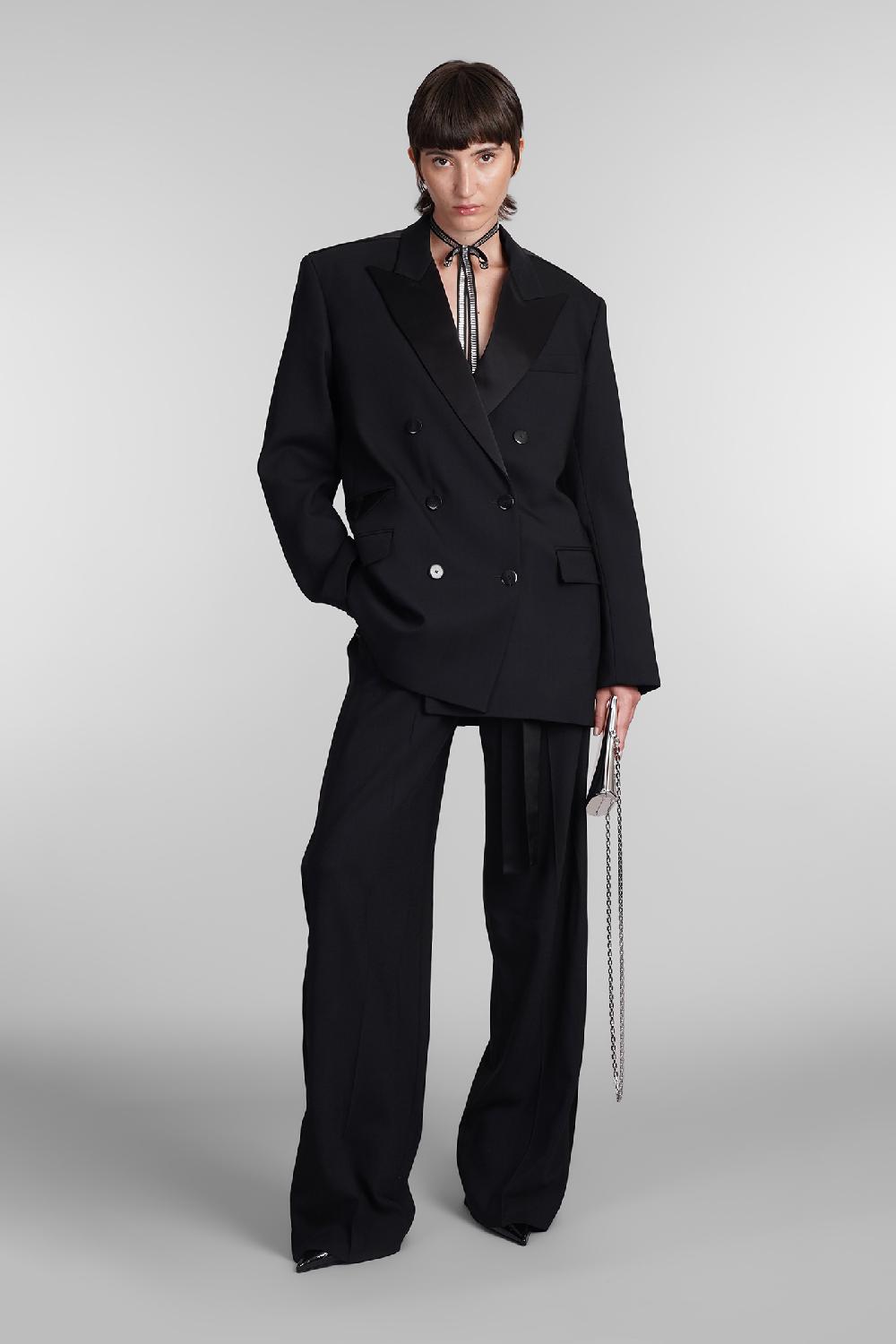 Deliberti David Koma Blazer in lana nera cod. 405091 - Deliberti The Luxury Shopping Rilascio limitato