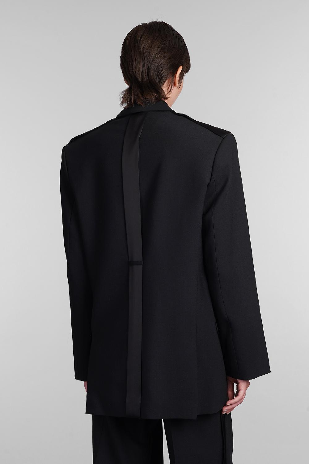 Deliberti David Koma Blazer in lana nera cod. 405091 - Deliberti The Luxury Shopping Rilascio limitato