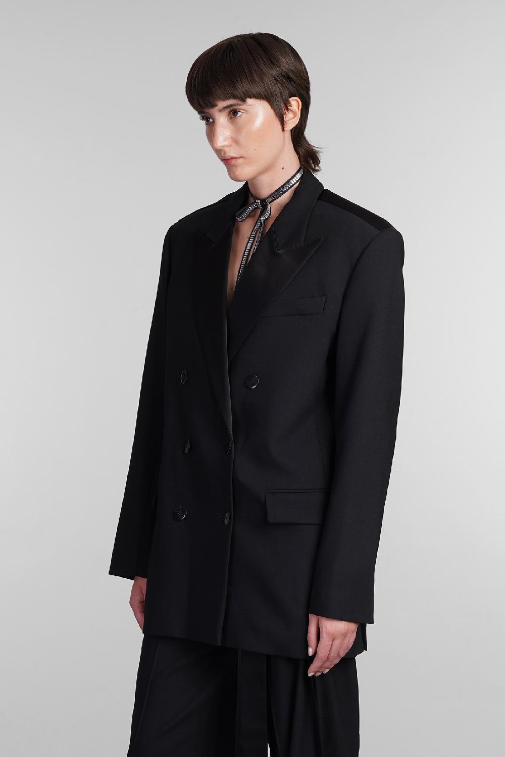 Deliberti David Koma Blazer in lana nera cod. 405091 - Deliberti The Luxury Shopping Rilascio limitato