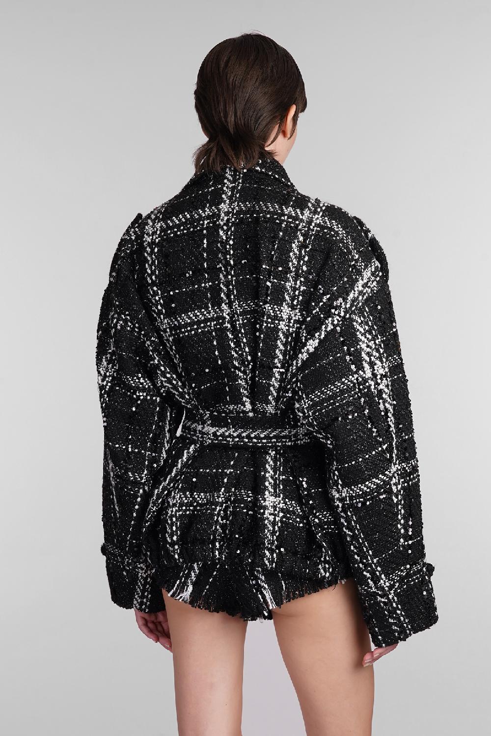 Deliberti David Koma Giacca casual in poliestere nero cod. 405093 - Deliberti The Luxury Shopping ACQUISTA ORA