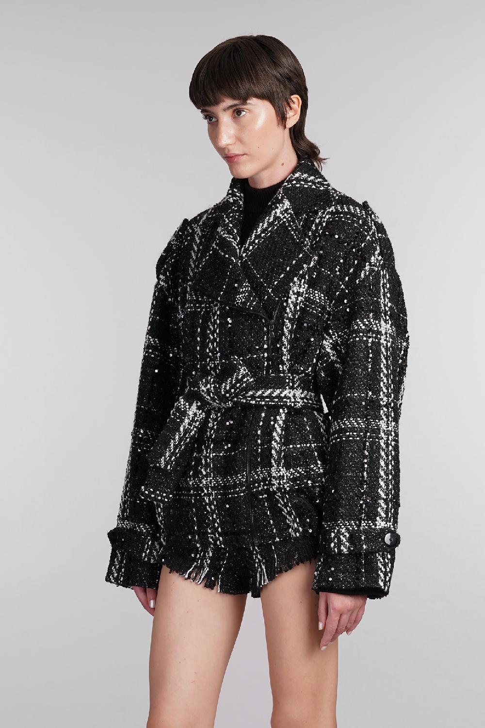 Deliberti David Koma Giacca casual in poliestere nero cod. 405093 - Deliberti The Luxury Shopping ACQUISTA ORA