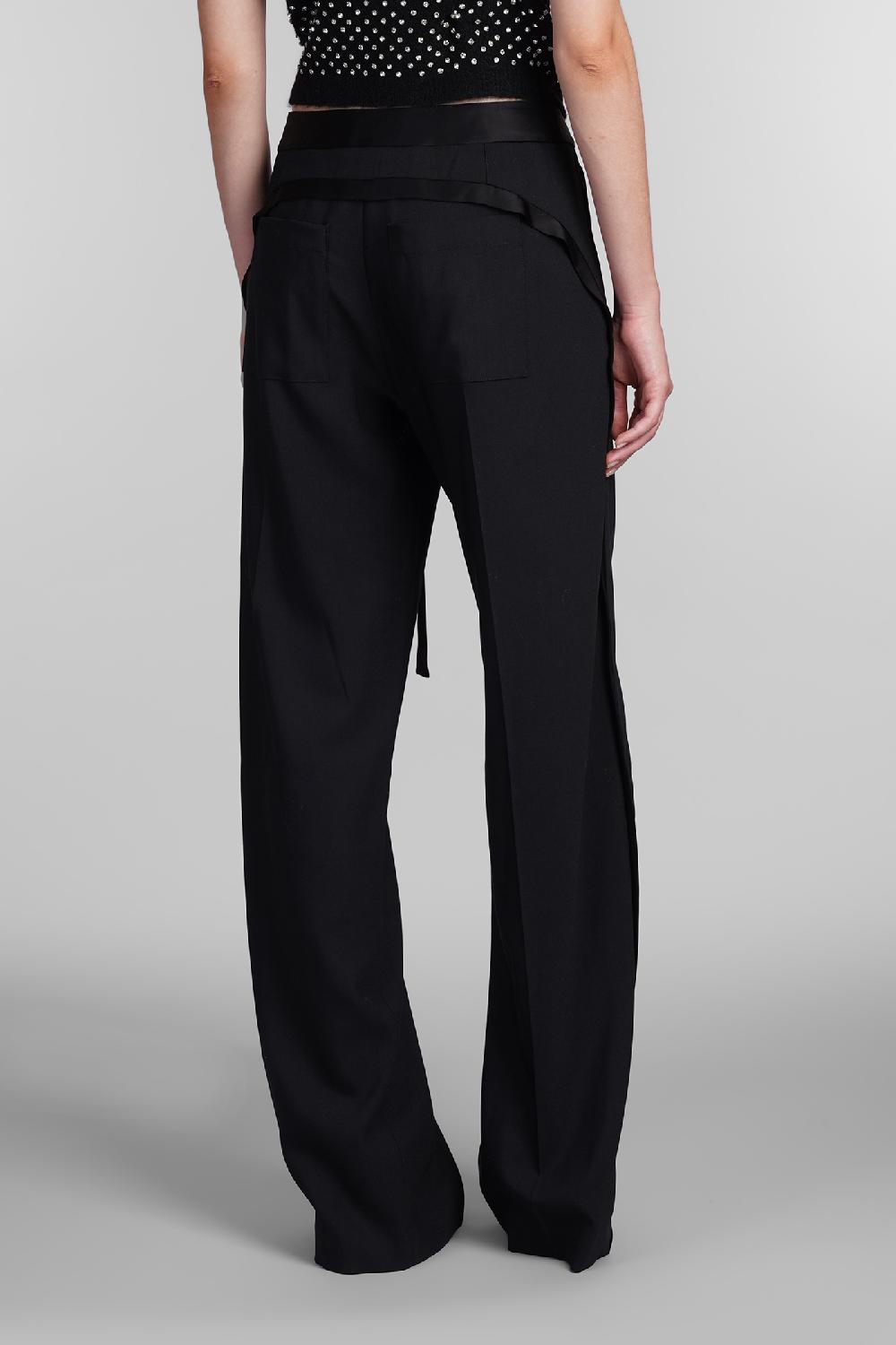 Deliberti David Koma Pantalone in lana nera cod. 405096 - Deliberti The Luxury Shopping Ultimo giorno