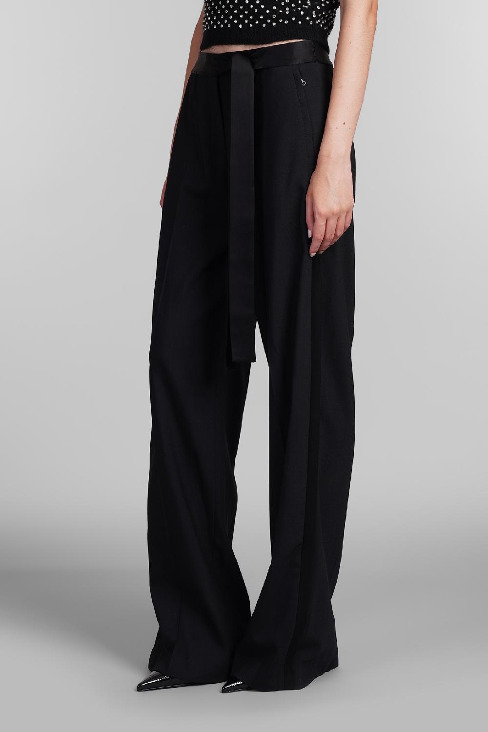 Deliberti David Koma Pantalone in lana nera cod. 405096 - Deliberti The Luxury Shopping Ultimo giorno