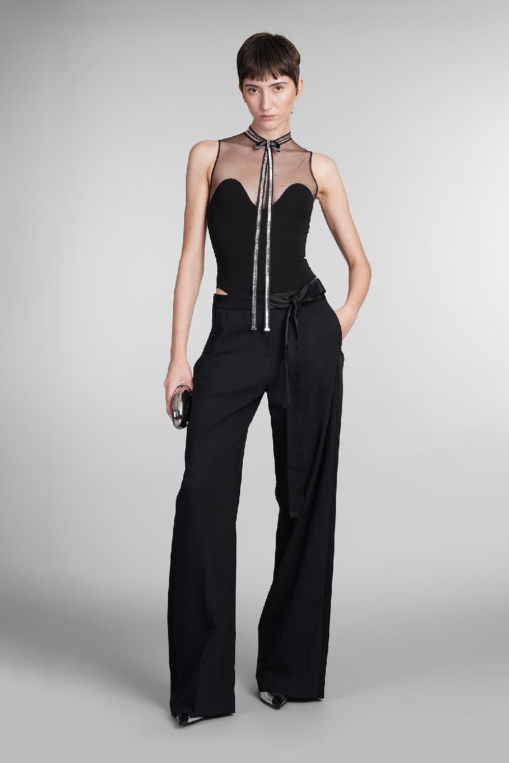 Deliberti David Koma Body in viscosa nera cod. 410023 - Deliberti The Luxury Shopping Limitato a 3 giorni