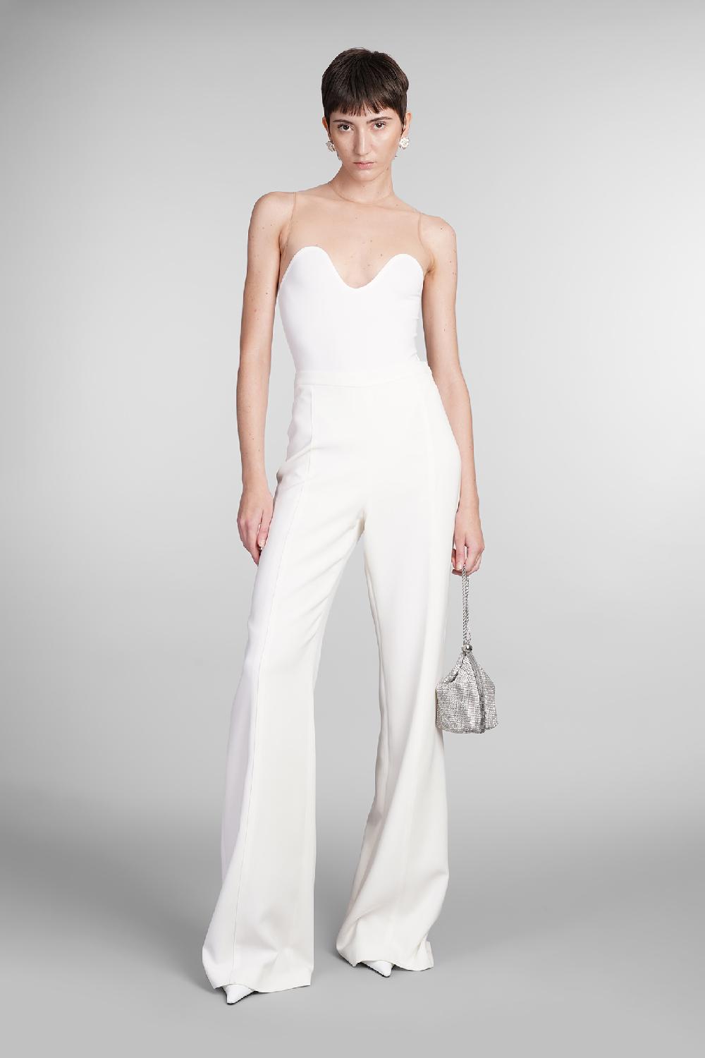 Deliberti David Koma Body in viscosa bianca cod. 410024 - Deliberti The Luxury Shopping Esporta salva