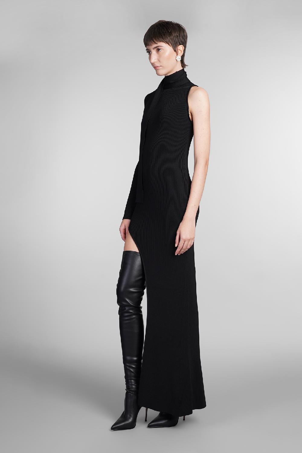 Deliberti David Koma Abito in cotone nero cod. 410026 - Deliberti The Luxury Shopping In vendita