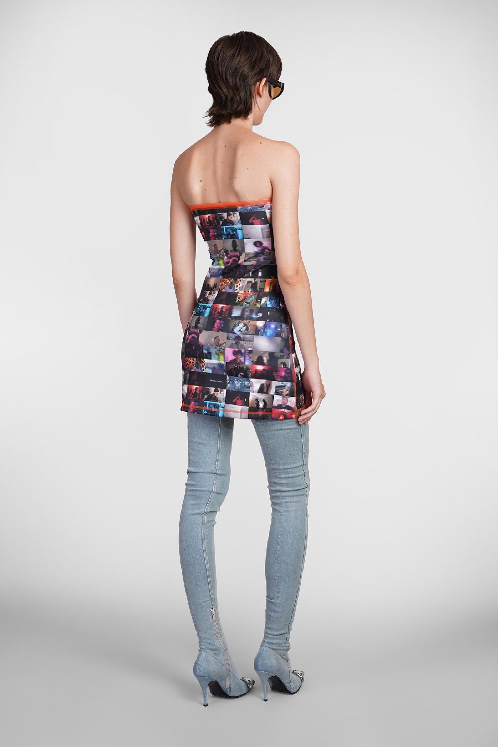 Deliberti Diesel Abito d platin in poliestere multicolor cod. 406546 - Deliberti The Luxury Shopping Italia