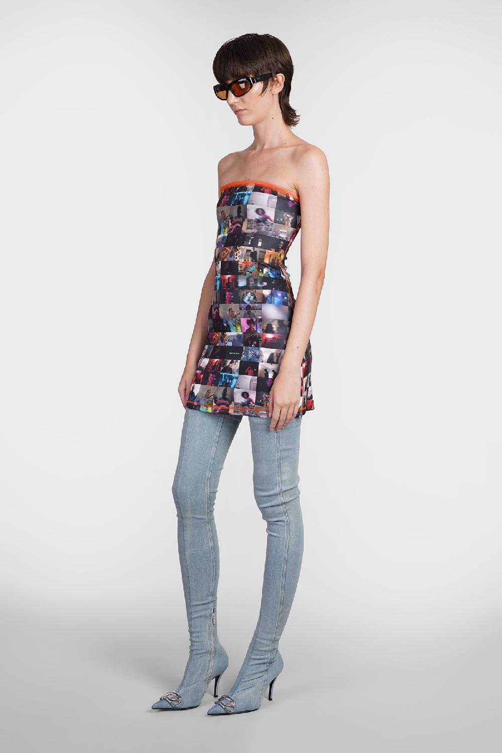 Deliberti Diesel Abito d platin in poliestere multicolor cod. 406546 - Deliberti The Luxury Shopping Italia