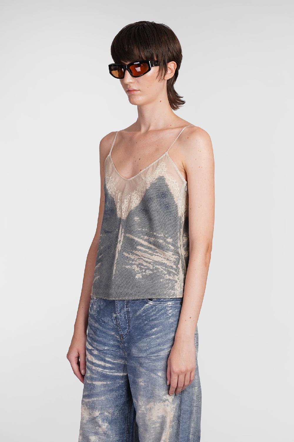 Deliberti Diesel Topwear de tre fsf in cotone blu cod. 406559 - Deliberti The Luxury Shopping Pezzi Unici
