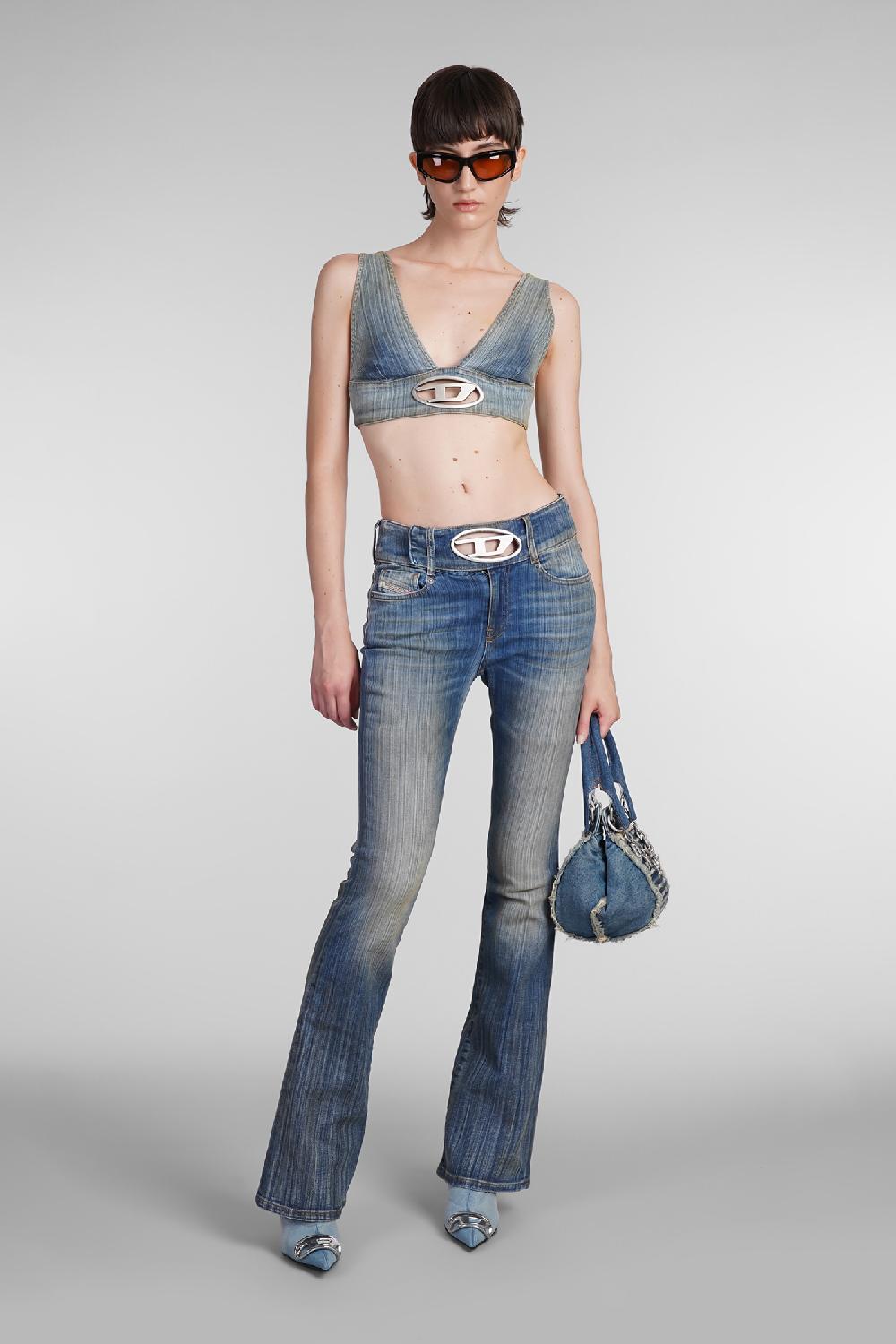 Deliberti Diesel Jeans d propol in denim blu cod. 403948 - Deliberti The Luxury Shopping Soddisfazione Garantita