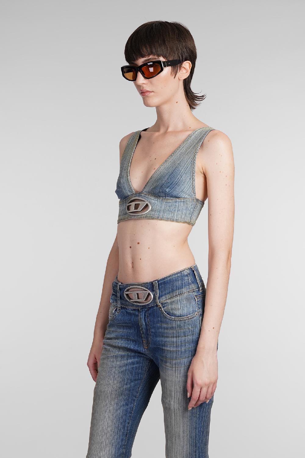Deliberti Diesel Topwear de elly in denim blu cod. 403951 - Deliberti The Luxury Shopping Acquista Ora