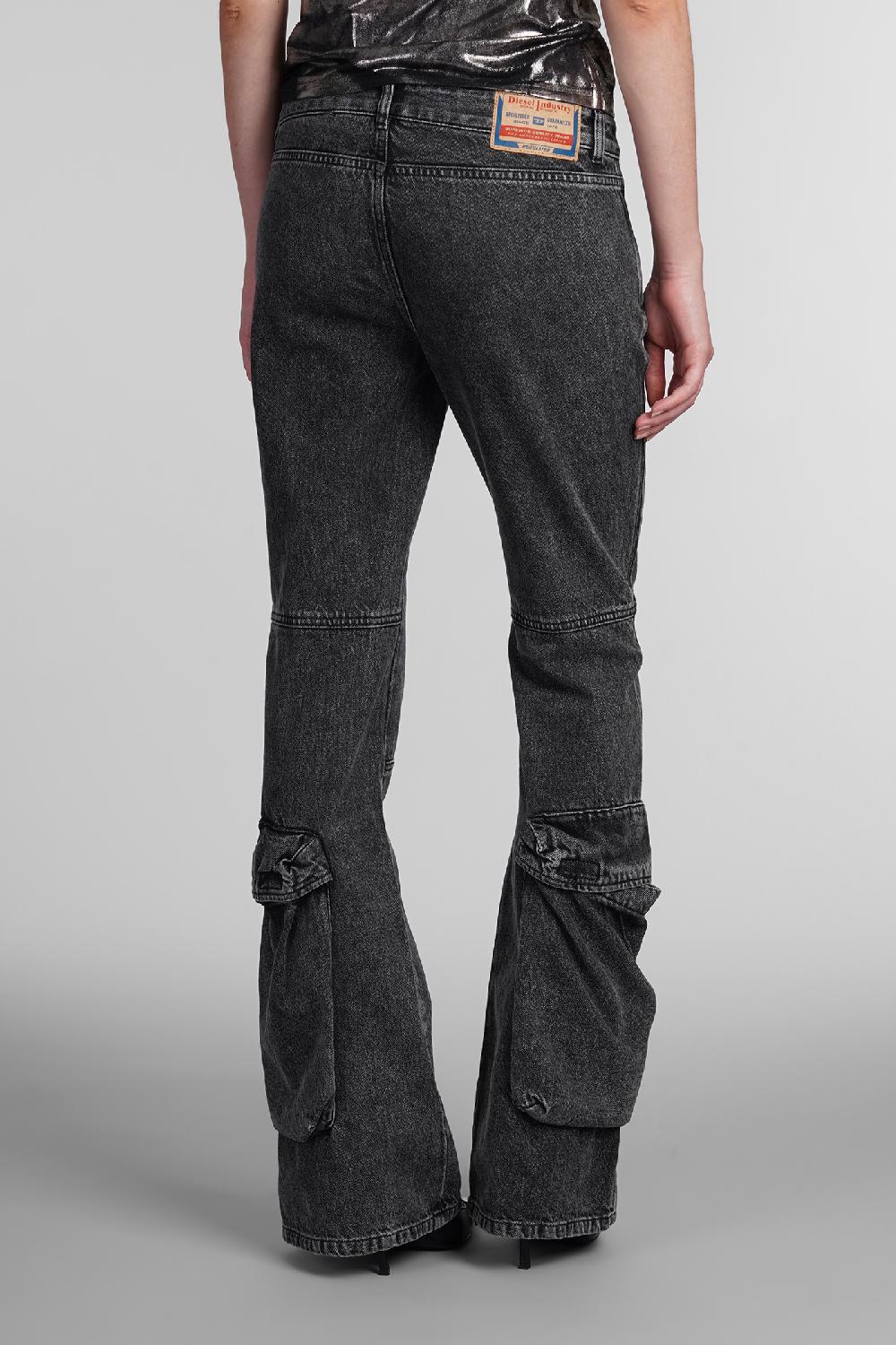 Deliberti Diesel Jeans d poky in denim nero cod. 403952 - Deliberti The Luxury Shopping Consegna Veloce