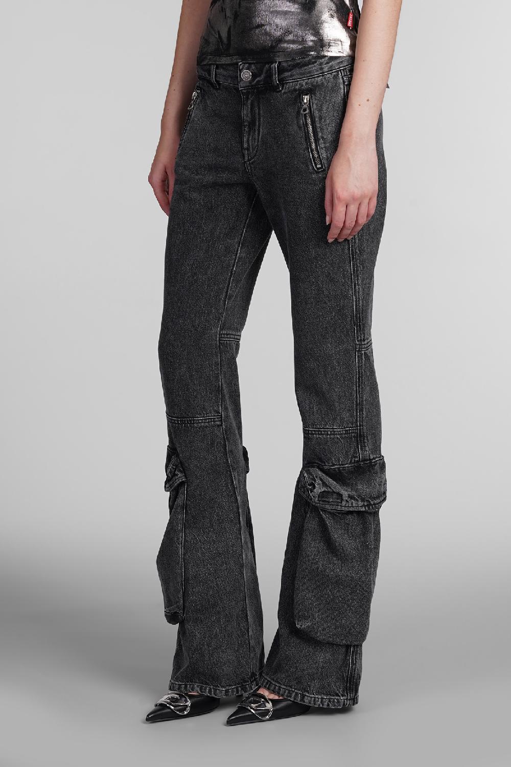 Deliberti Diesel Jeans d poky in denim nero cod. 403952 - Deliberti The Luxury Shopping Consegna Veloce