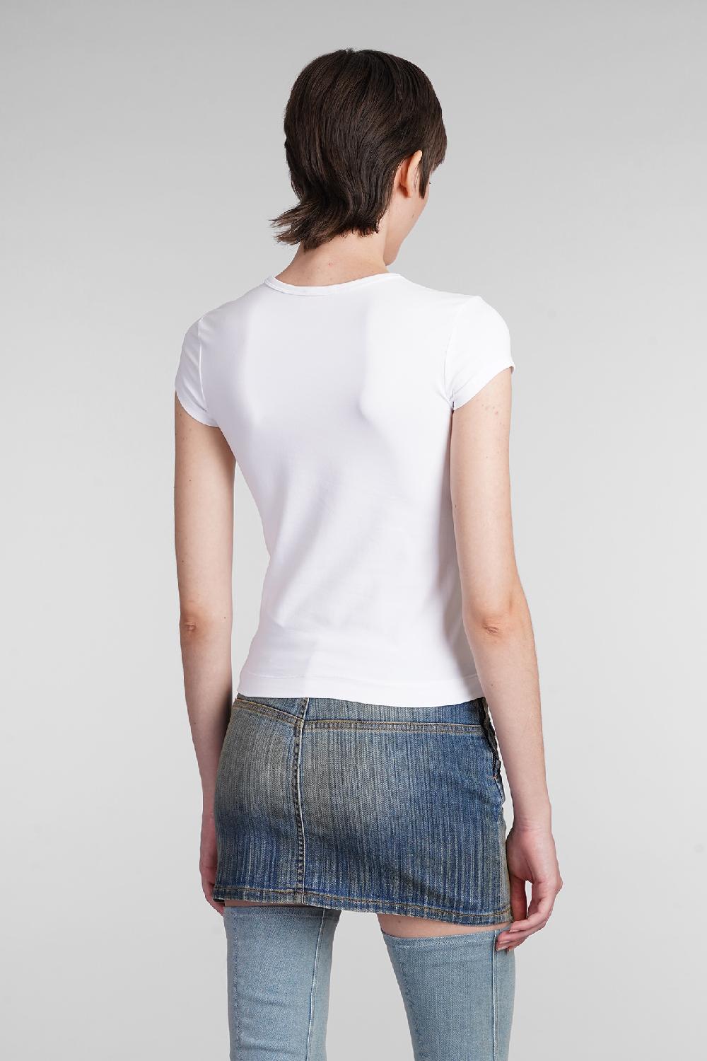 Deliberti Diesel T-shirt t angie in cotone bianco cod. 403953 - Deliberti The Luxury Shopping Promozione Limitata