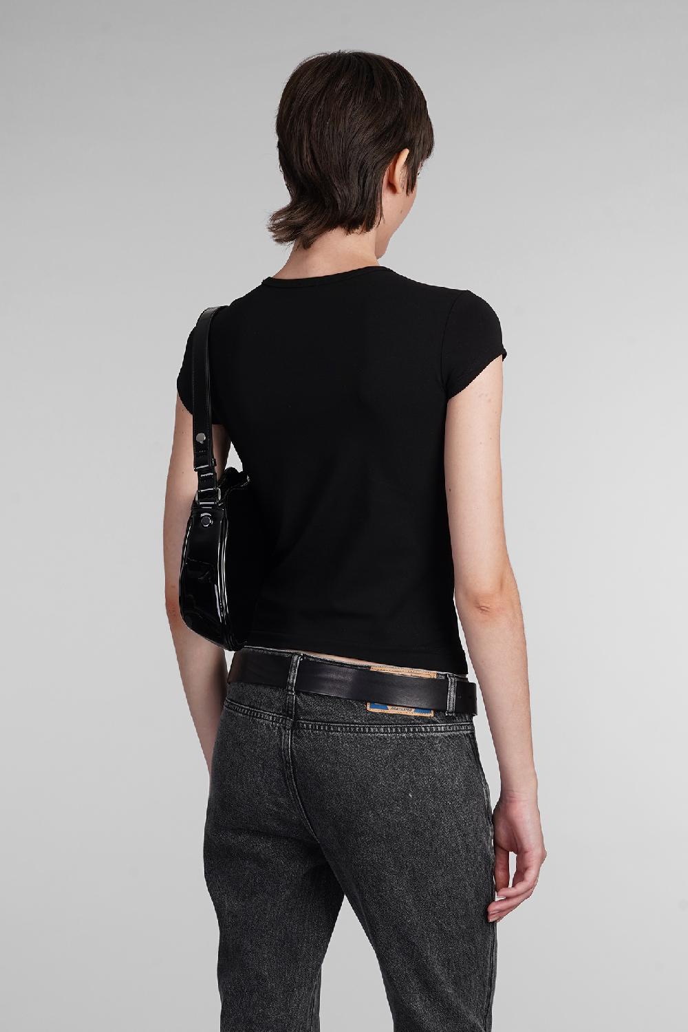 Deliberti Diesel T-shirt t angie in cotone nero cod. 403954 - Deliberti The Luxury Shopping Fino Al -60%