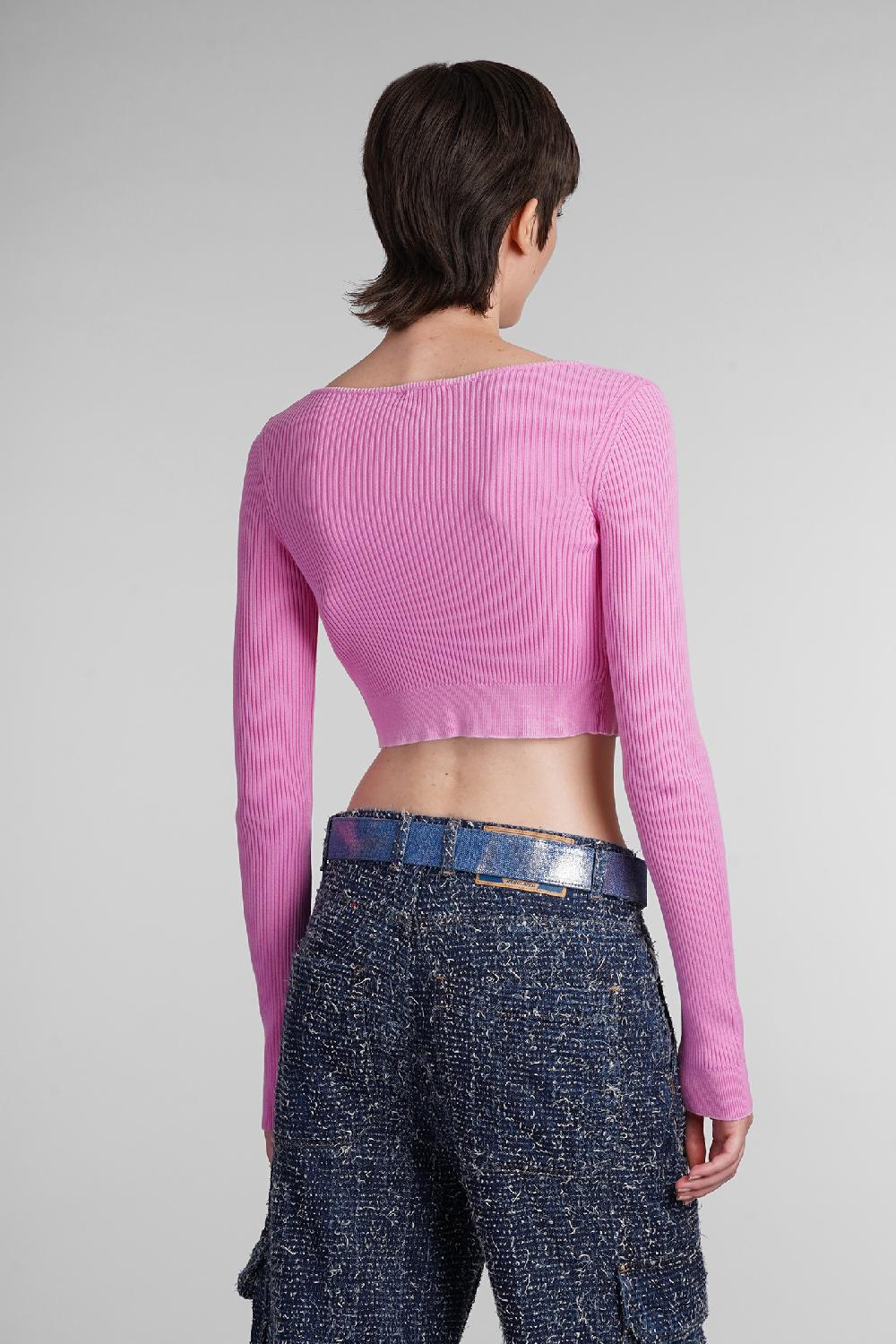 Deliberti Diesel Cardigan m latina in cotone rosa cod. 403956 - Deliberti The Luxury Shopping Affare Del Giorno