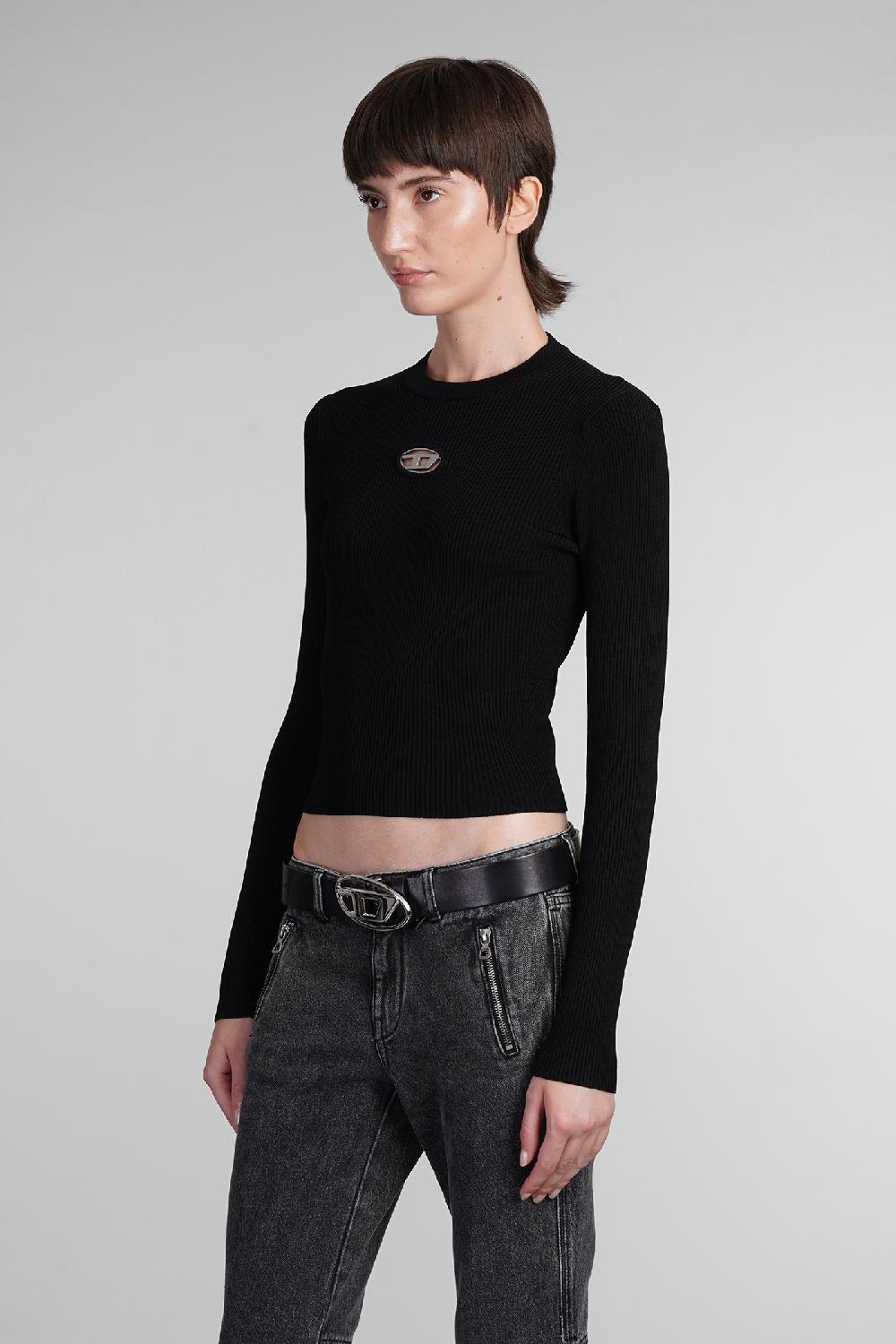 Deliberti Diesel Maglia m valari in rayon nero cod. 403958 - Deliberti The Luxury Shopping Sottocosto