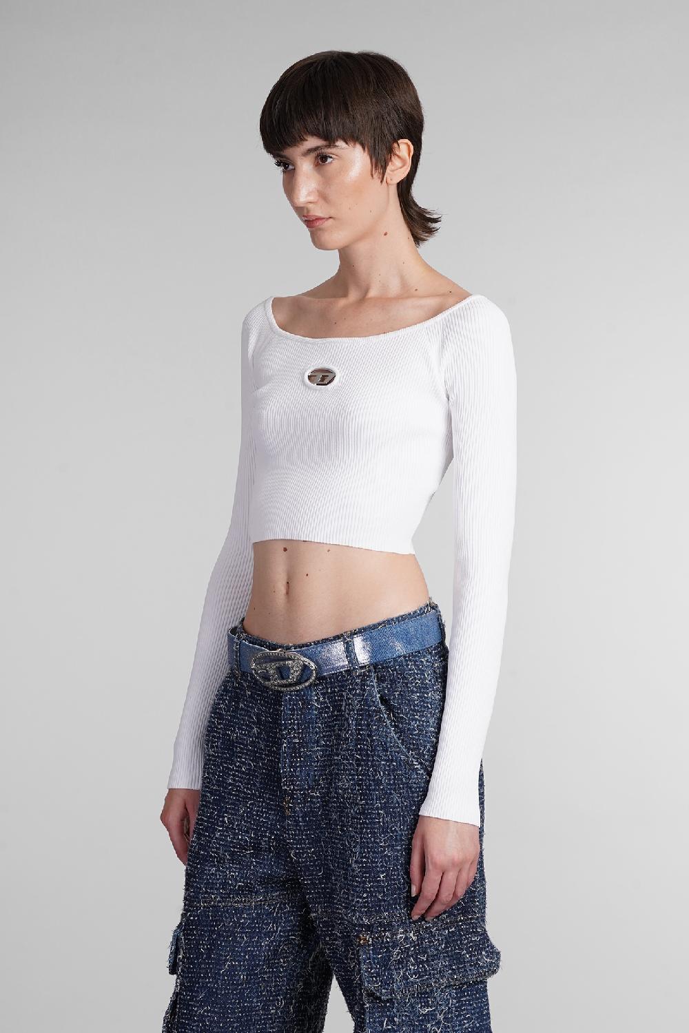 Deliberti Diesel Maglia m vera ls in rayon bianco cod. 403962 - Deliberti The Luxury Shopping Sconto
