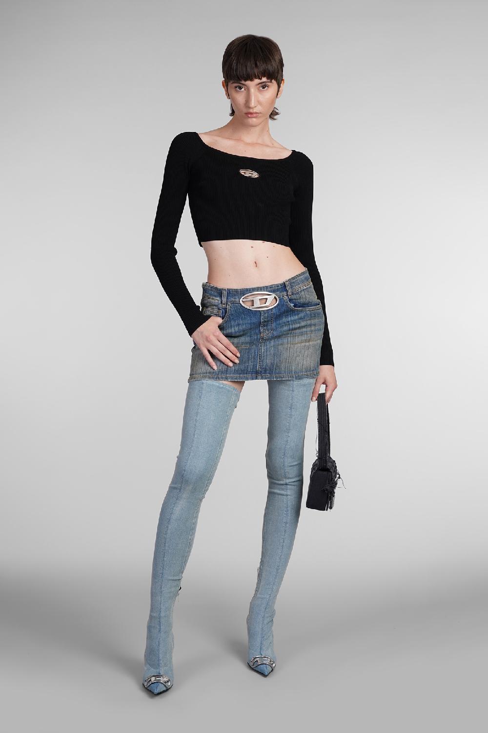 Deliberti Diesel Maglia m vera ls in rayon nero cod. 403963 - Deliberti The Luxury Shopping Offerta