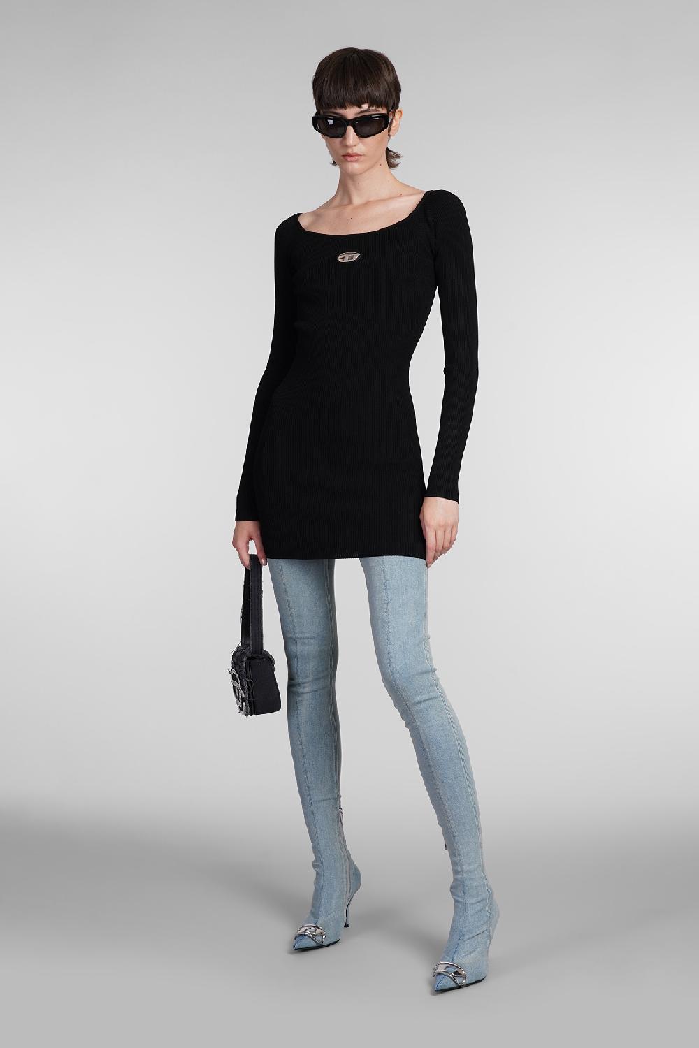 Deliberti Diesel Abito m vera in rayon nero cod. 403964 - Deliberti The Luxury Shopping Economico