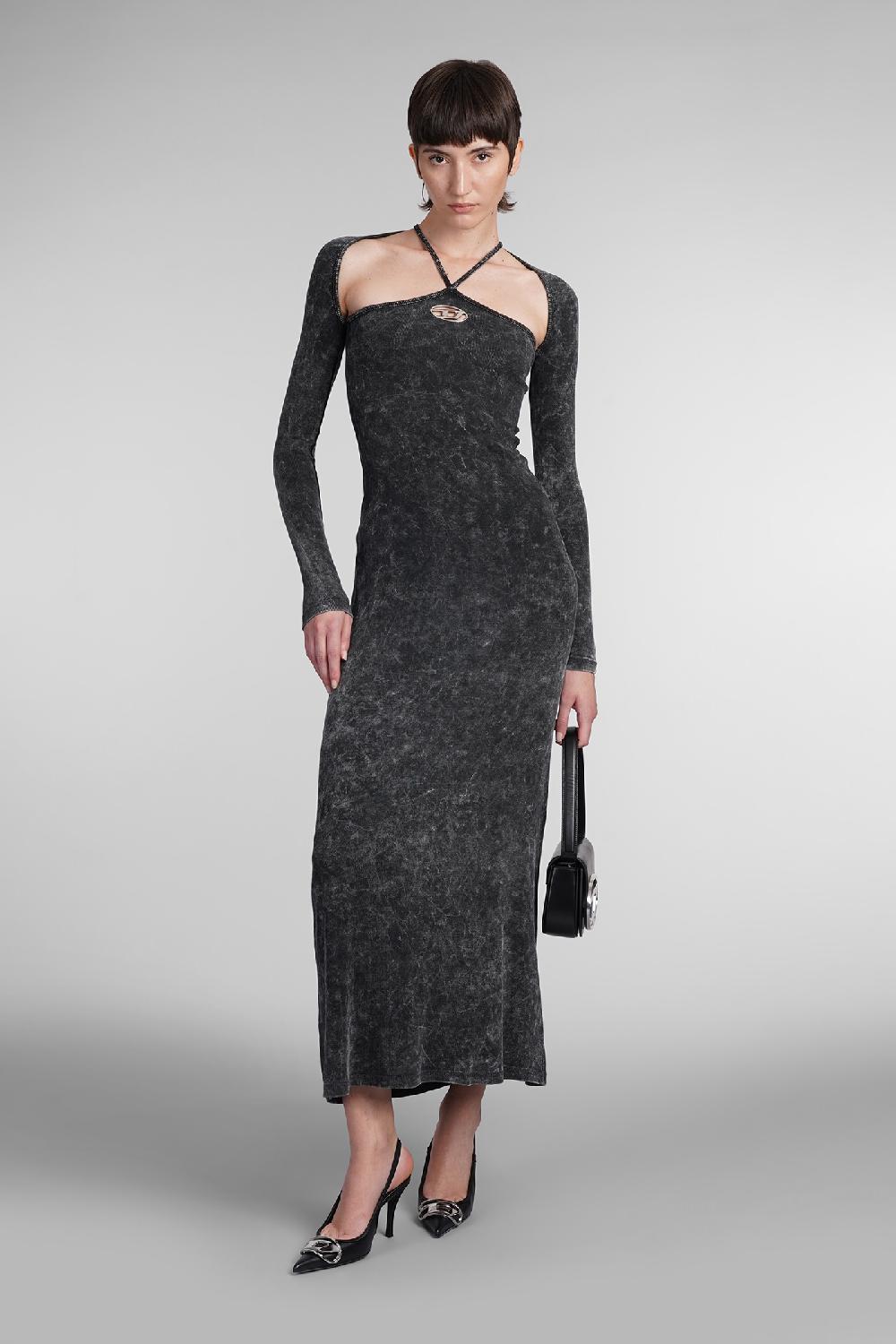 Deliberti Diesel Abito d mariel in cotone grigio cod. 403965 - Deliberti The Luxury Shopping Online
