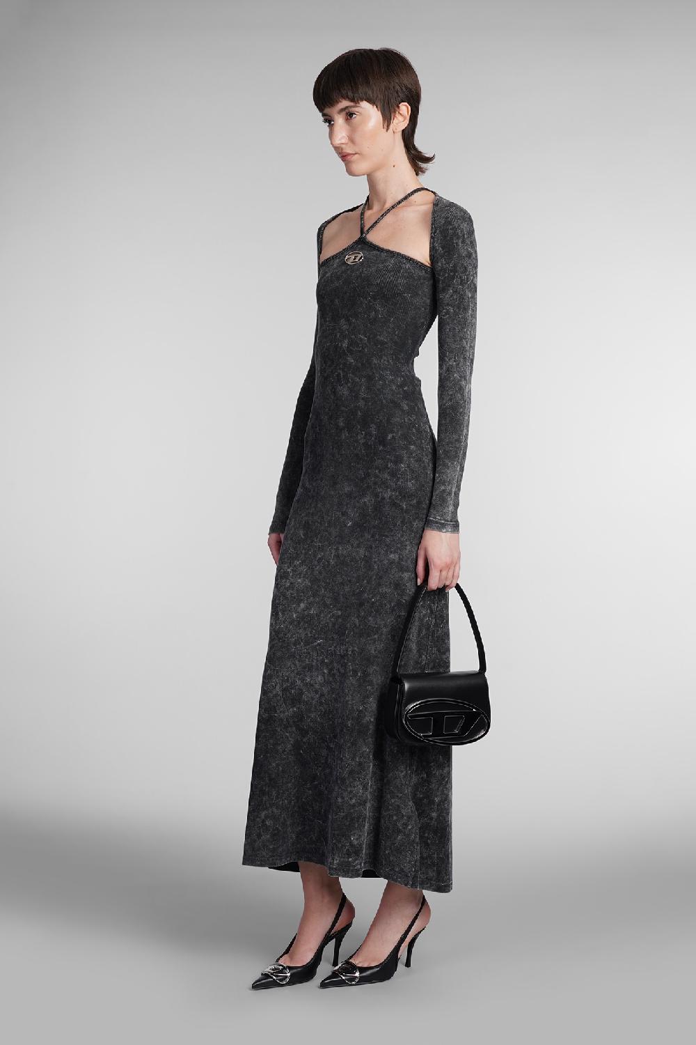 Deliberti Diesel Abito d mariel in cotone grigio cod. 403965 - Deliberti The Luxury Shopping Online