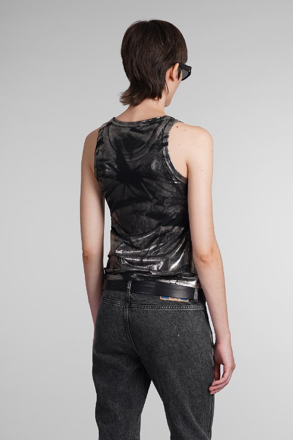Deliberti Diesel Topwear t lynys in modal argento cod. 403966 - Deliberti The Luxury Shopping Outlet