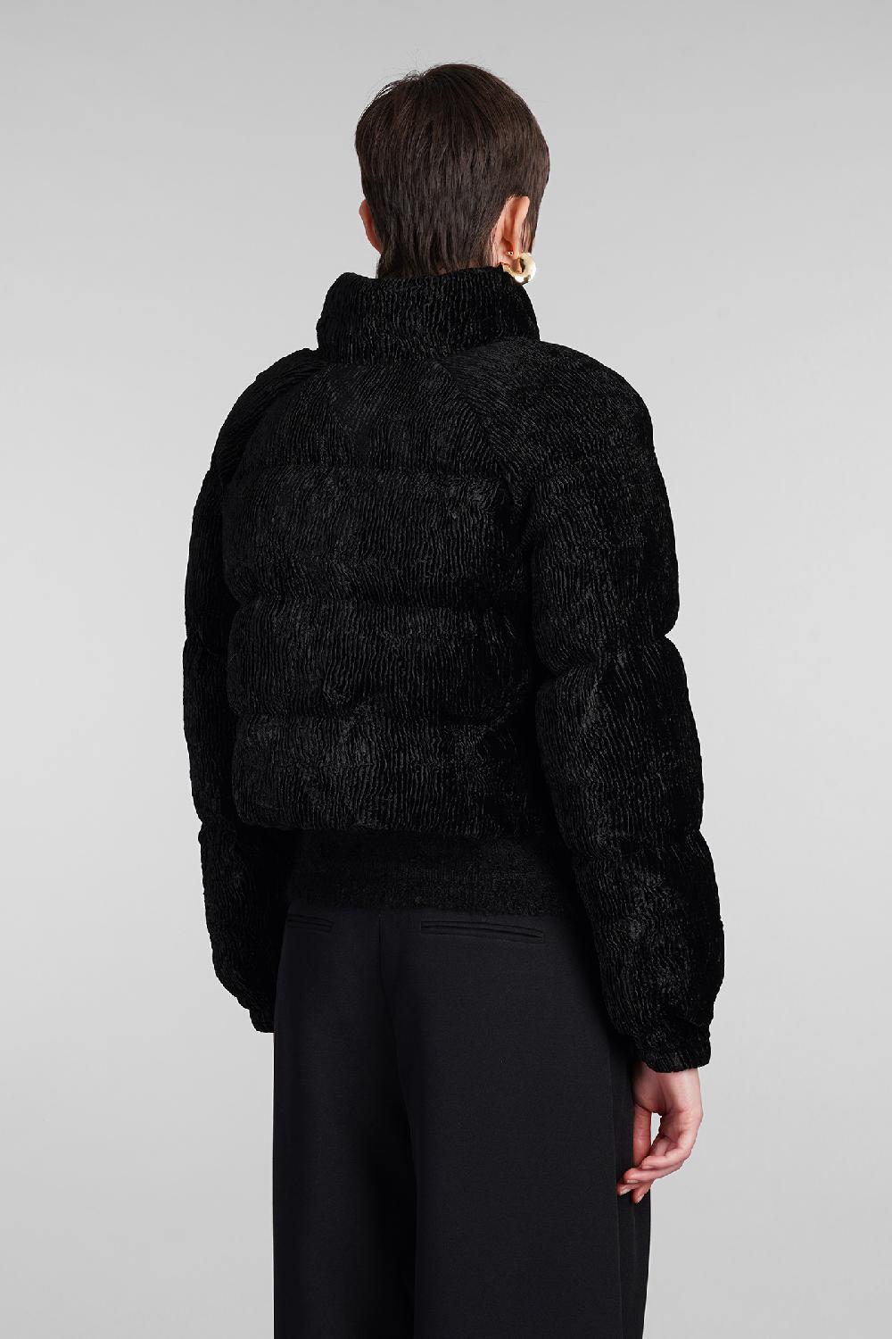 Deliberti Cult Gaia Piumino bombon in viscosa nera cod. 409539 - Deliberti The Luxury Shopping Offerte