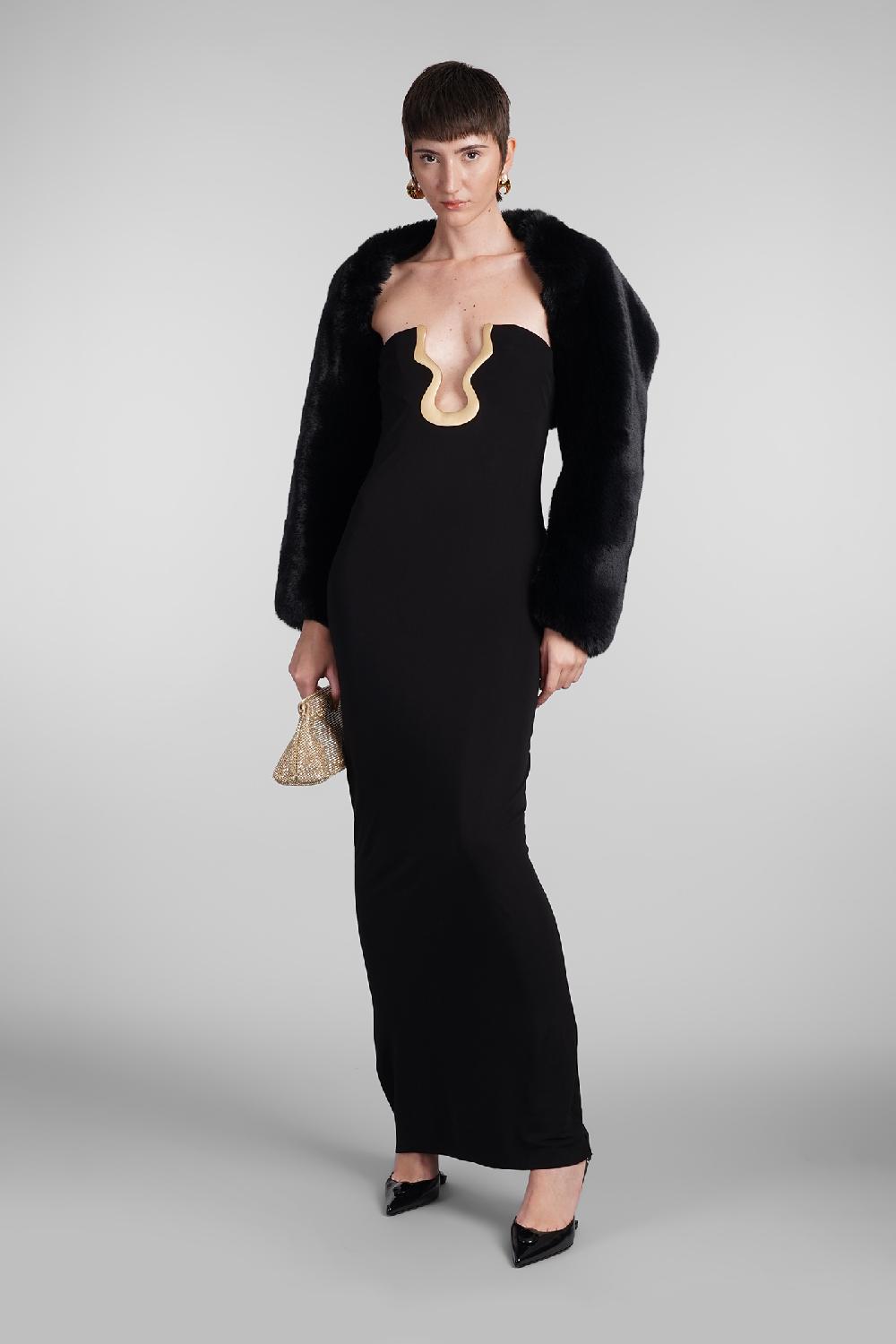 Deliberti Cult Gaia Pelliccia bentley in poliestere nero cod. 409540 - Deliberti The Luxury Shopping Hotsell