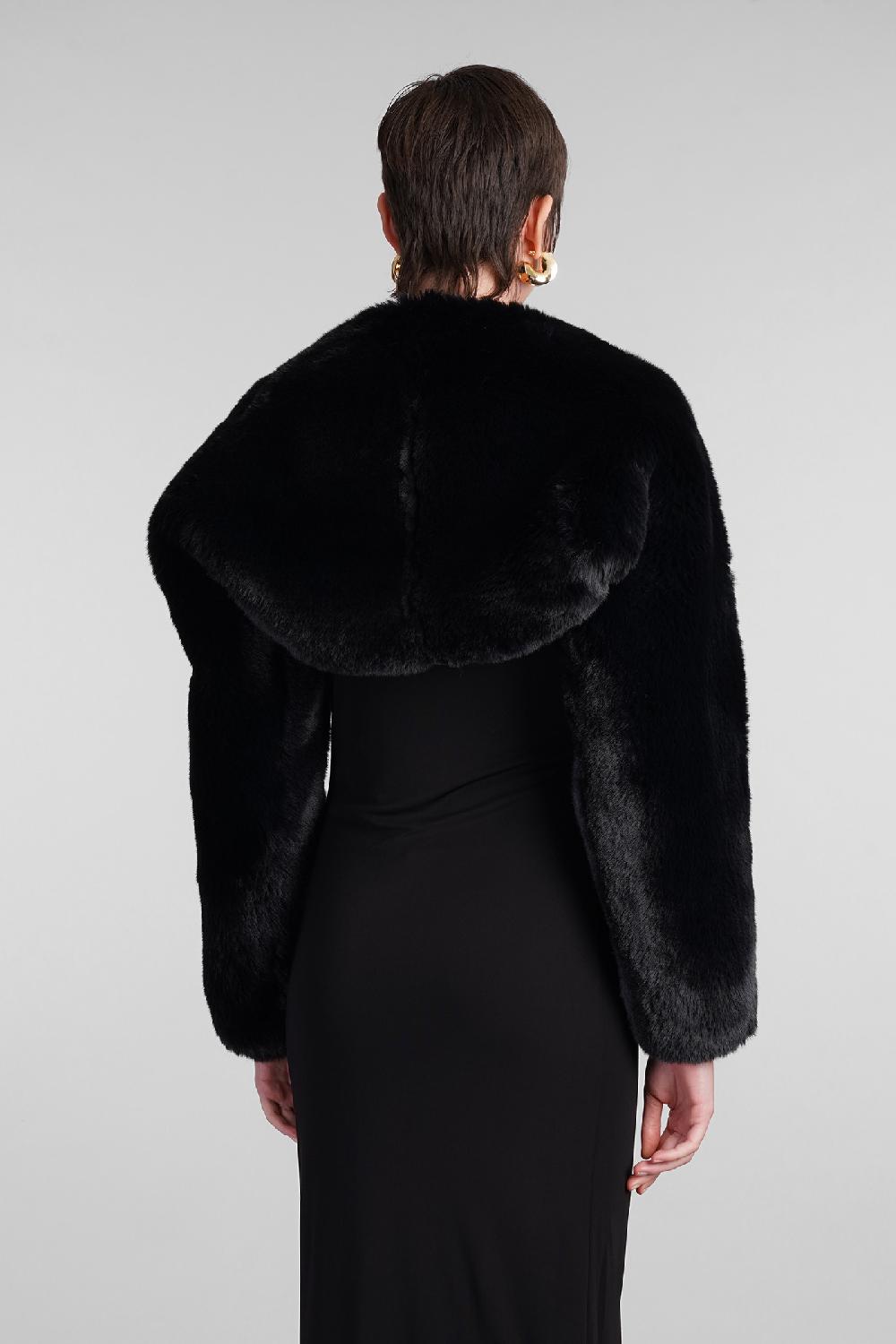 Deliberti Cult Gaia Pelliccia bentley in poliestere nero cod. 409540 - Deliberti The Luxury Shopping Hotsell