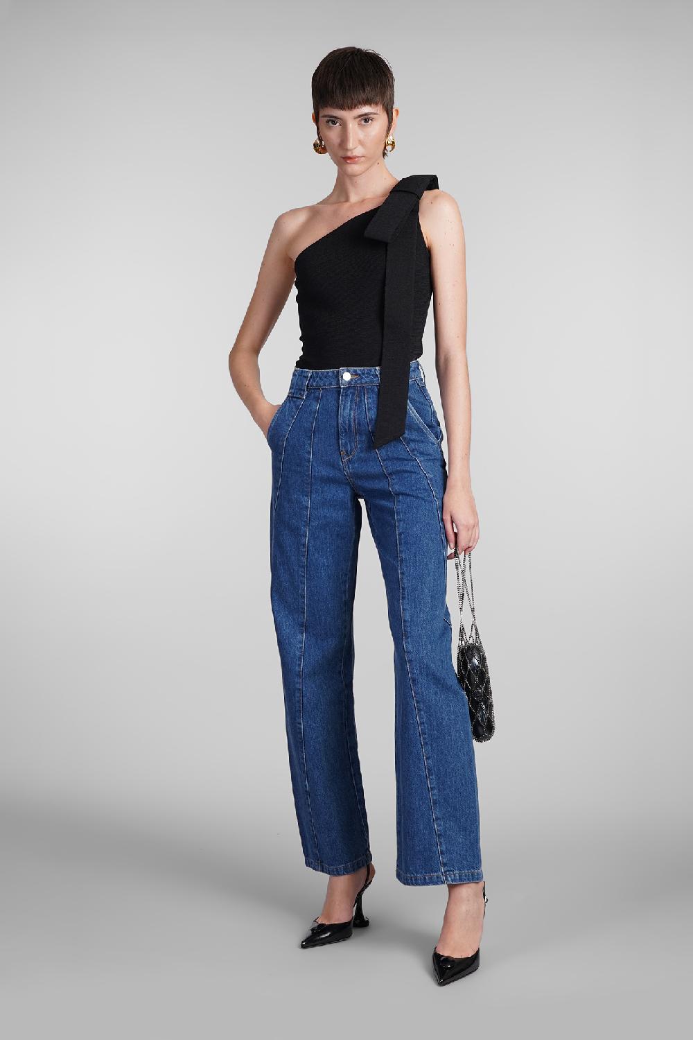 Deliberti Cult Gaia Jeans mey in cotone blu cod. 409547 - Deliberti The Luxury Shopping Saldi Di Fabbrica