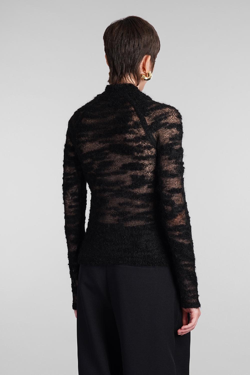 Deliberti Cult Gaia Maglia sima in lana nera cod. 409544 - Deliberti The Luxury Shopping In Saldo