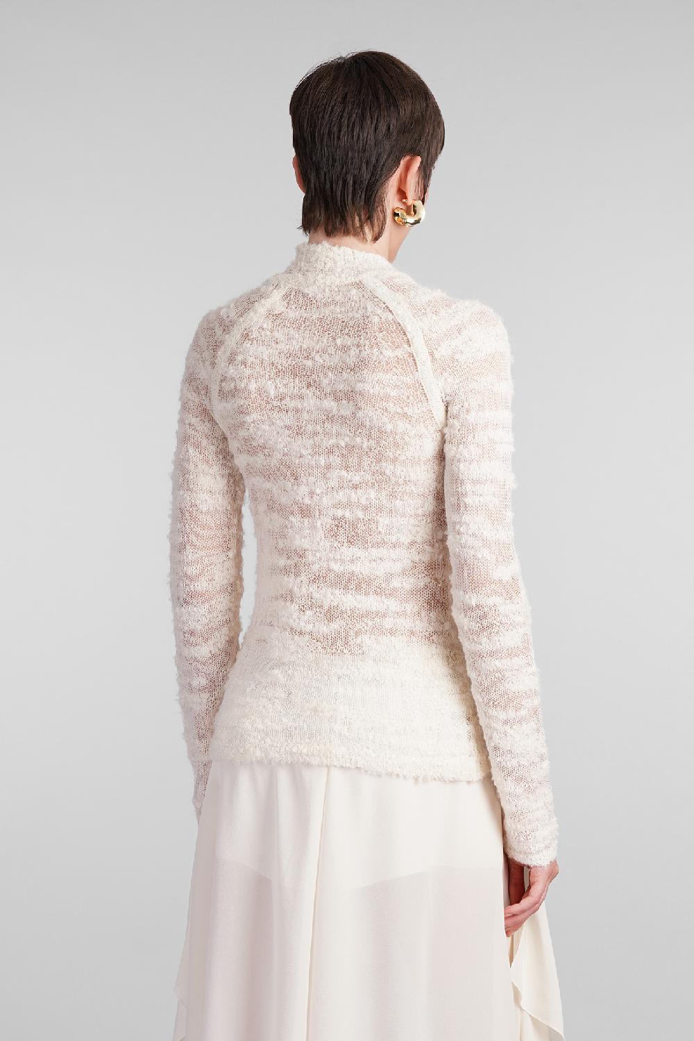 Deliberti Cult Gaia Maglia sima in lana beige cod. 409545 - Deliberti The Luxury Shopping Nuova